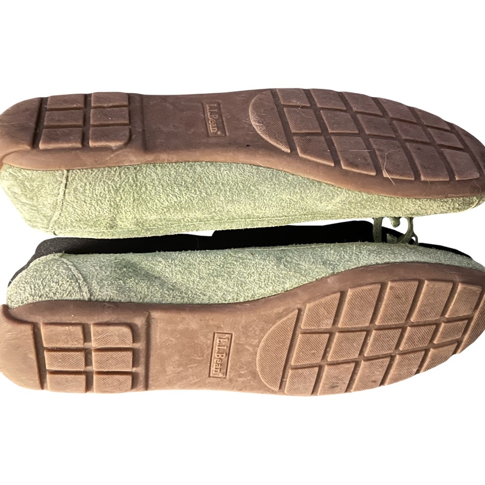 L.L. Bean Women's Green Ballet Flats - Picture 3 of 14